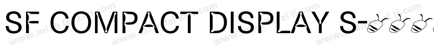 SF Compact Display S字体转换